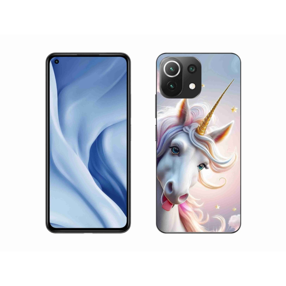 Gélový kryt mmCase na Xiaomi 11 Lite 5G NIE - veselý jednorožec