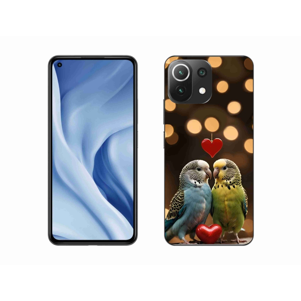 Gélový kryt mmCase na Xiaomi 11 Lite 5G NIE - zamilovaní papagáje