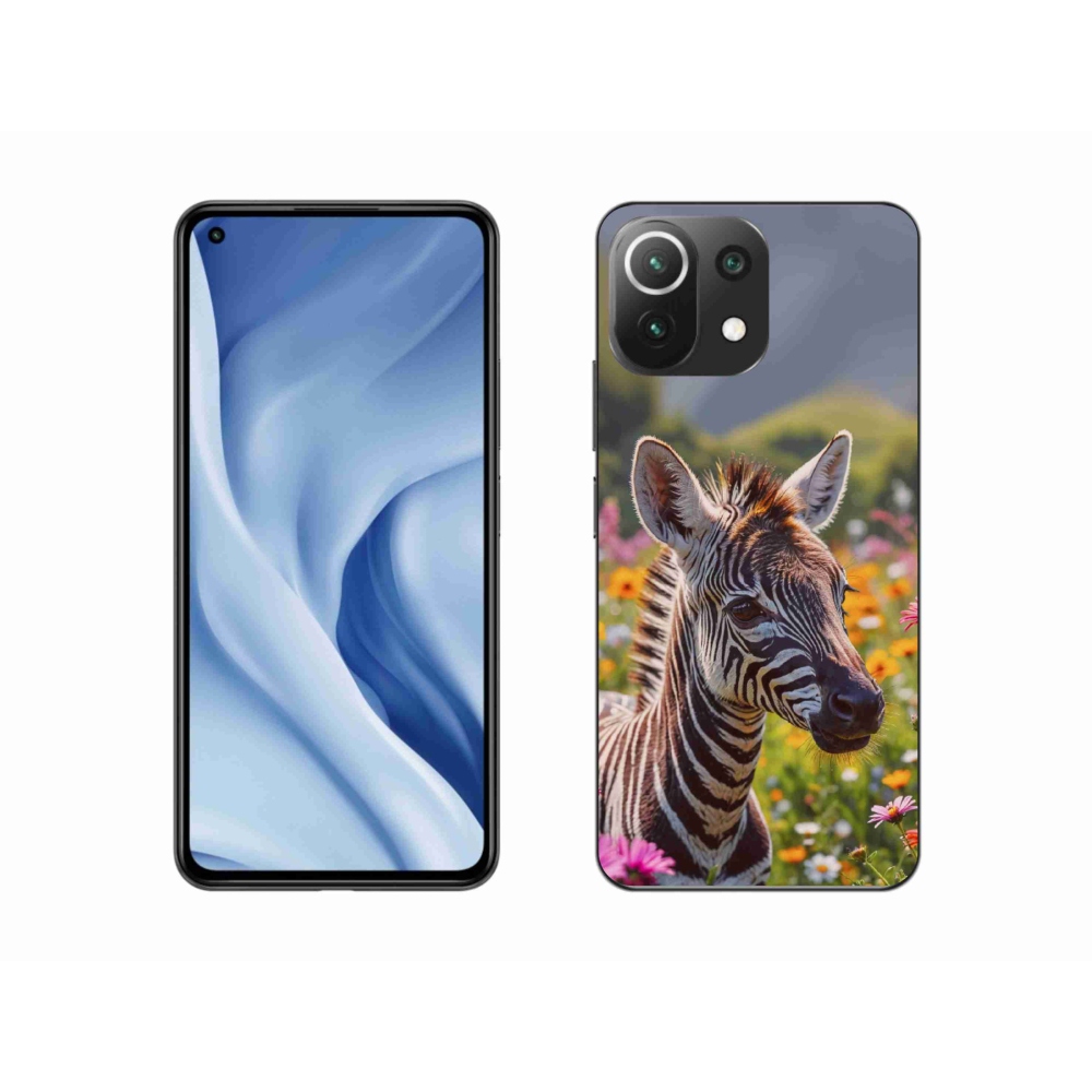 Gélový kryt mmCase na Xiaomi 11 Lite 5G NIE - zebra na lúke