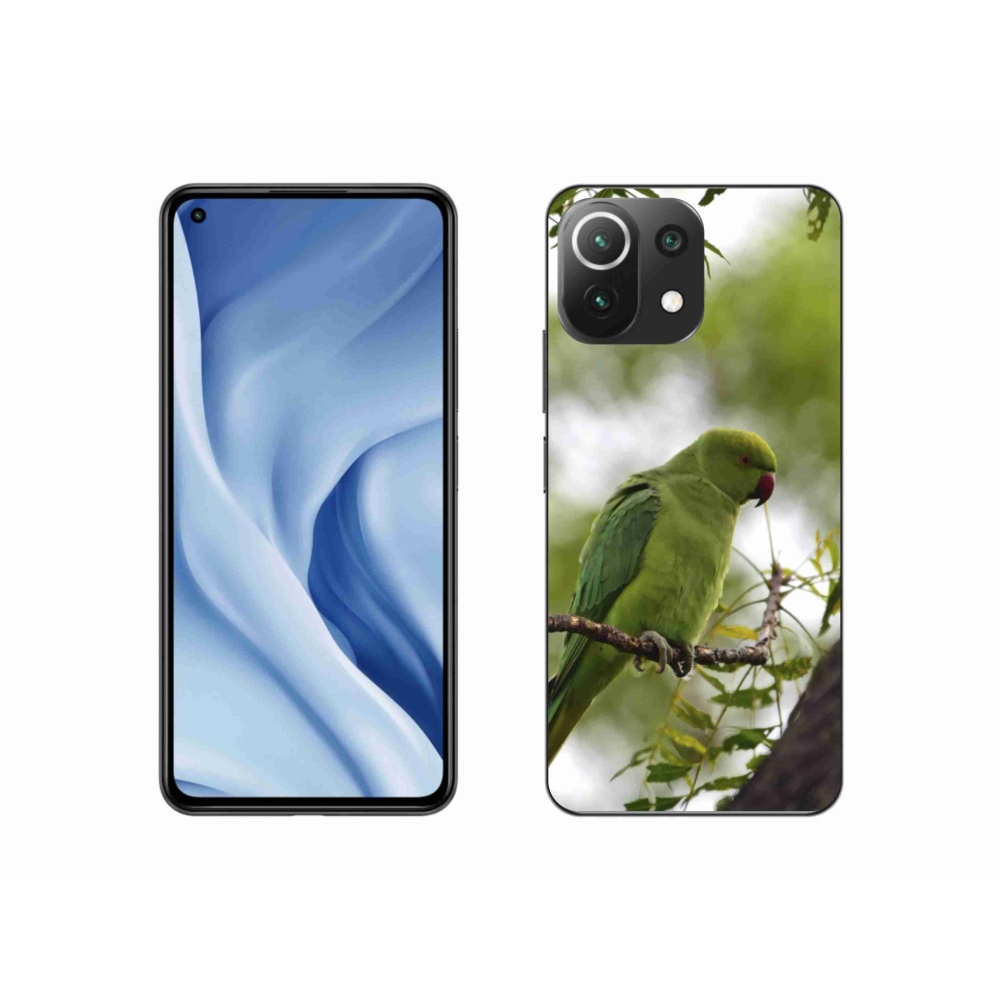 Gélový kryt mmCase na Xiaomi 11 Lite 5G NE - zelený papagáj