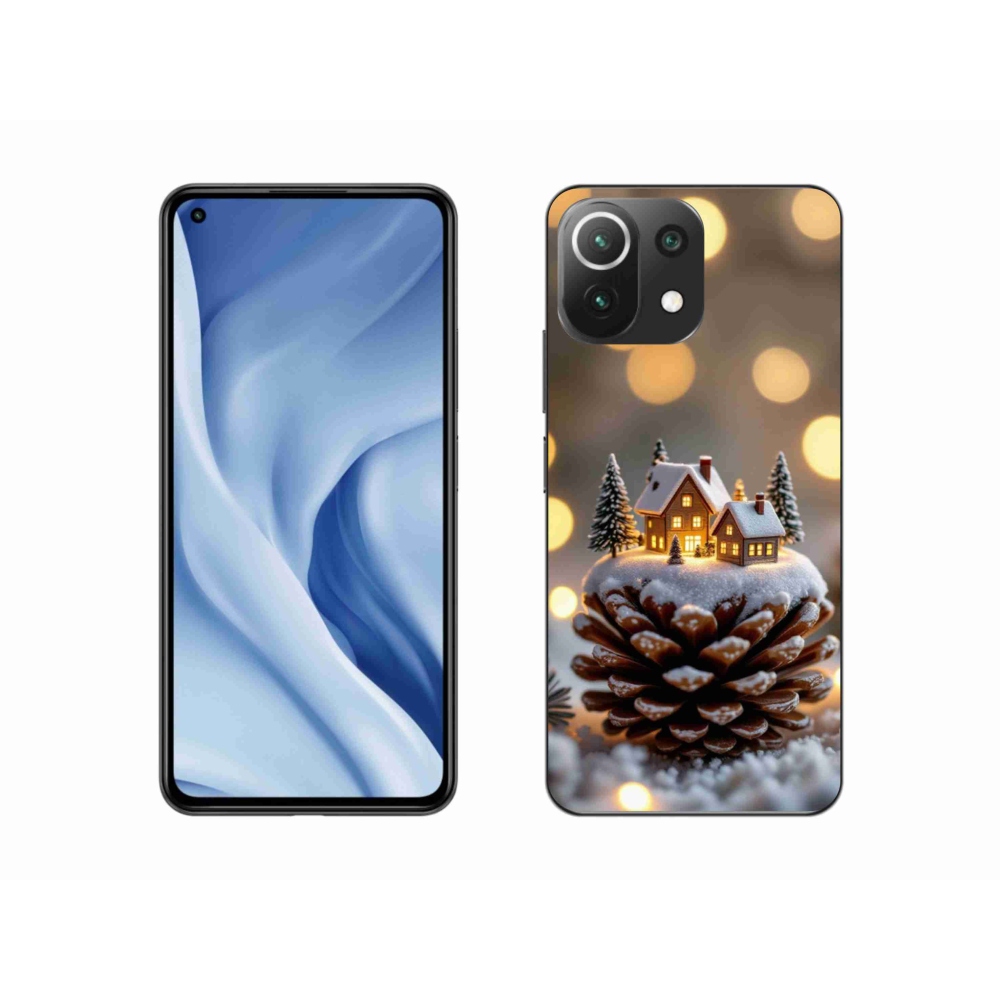Gélový kryt mmCase na Xiaomi 11 Lite 5G NIE - zimná dedinka