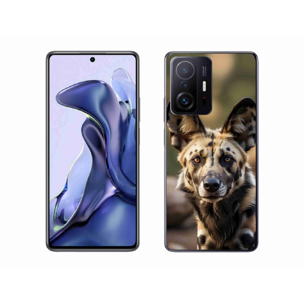 Gélový kryt mmCase na Xiaomi 11T - africký divoký pes