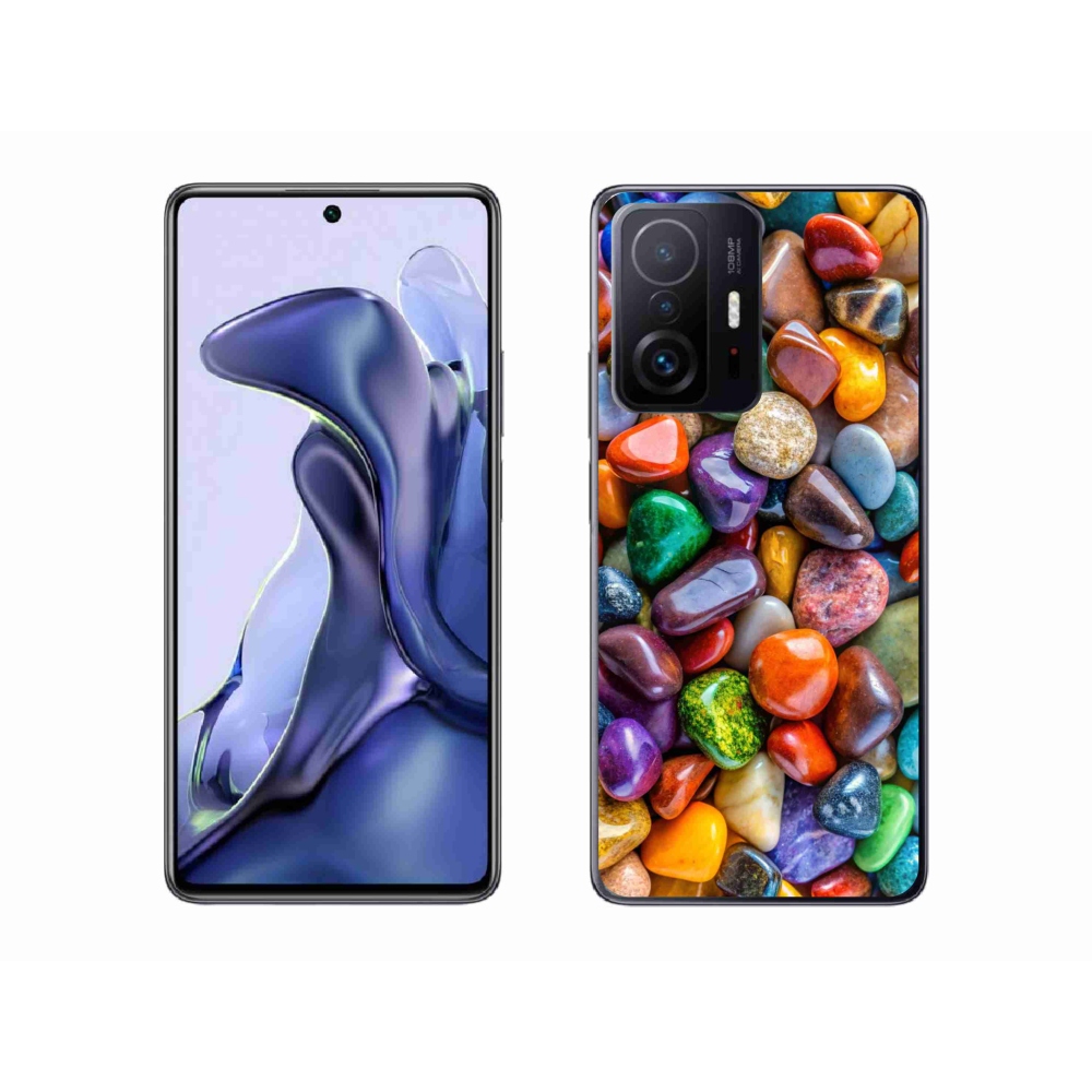 Gélový kryt mmCase na Xiaomi 11T - farebné kamienky