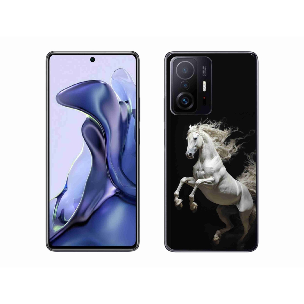 Gélový kryt mmCase na Xiaomi 11T - biely kôň 4