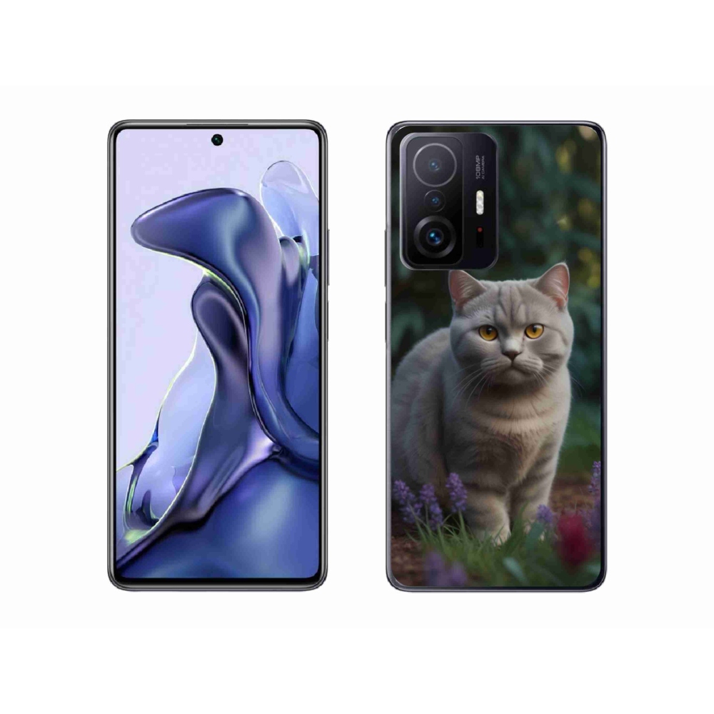 Gélový kryt mmCase na Xiaomi 11T - britská mačka