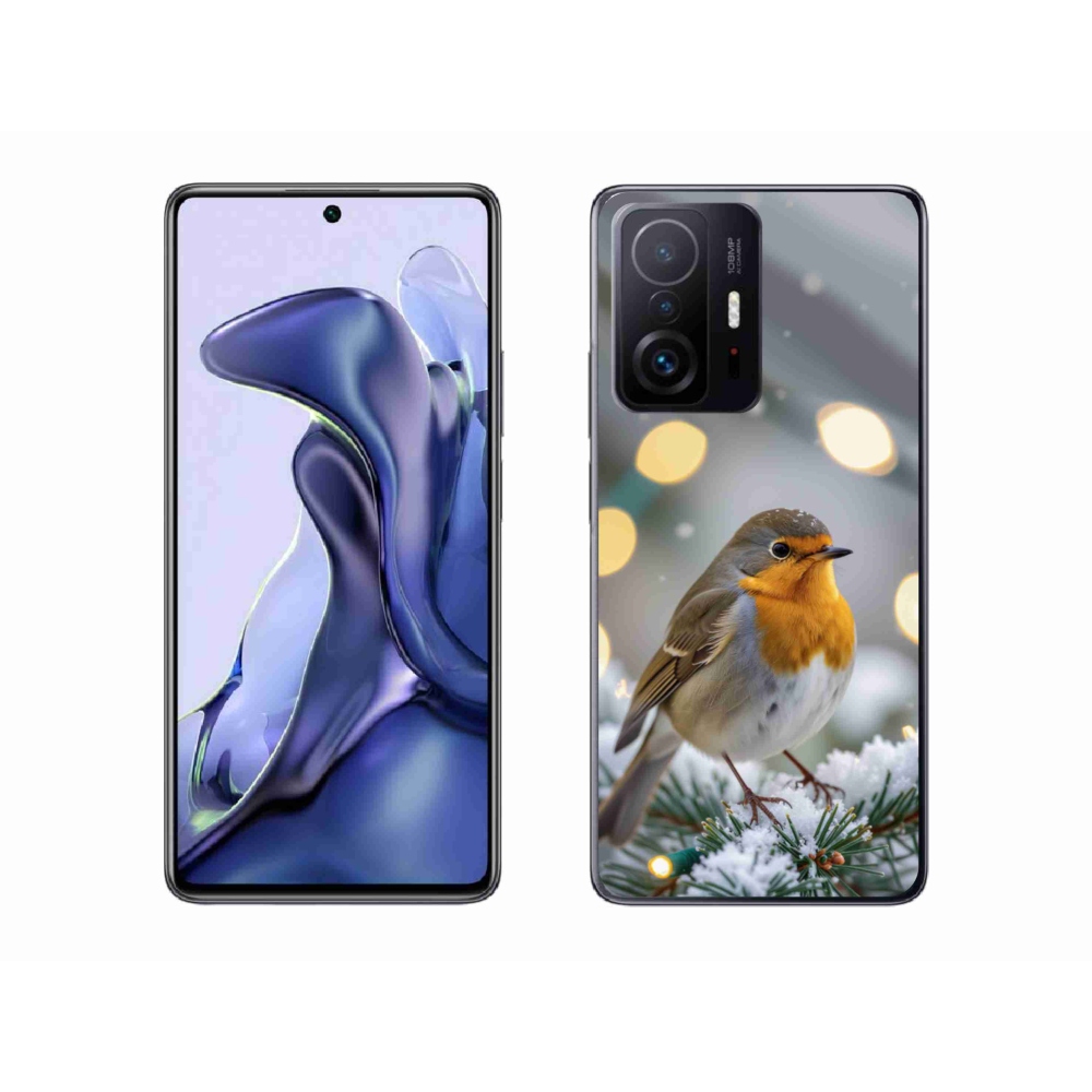 Gélový kryt mmCase na Xiaomi 11T - červienka v zime