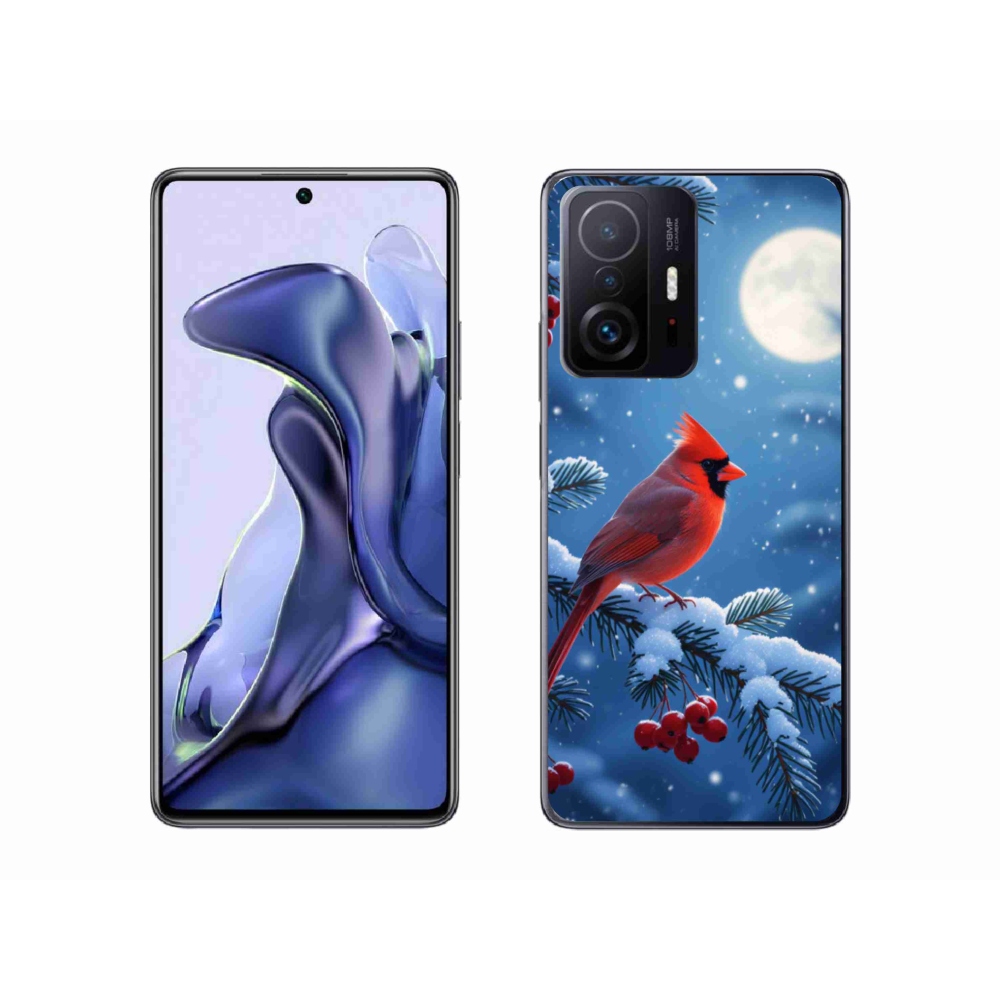 Gélový kryt mmCase na Xiaomi 11T - kardinál červený