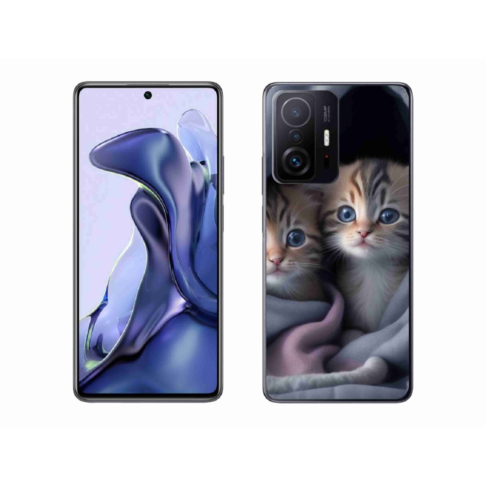 Gélový kryt mmCase na Xiaomi 11T - mačacie duo 2