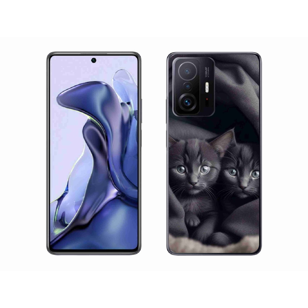 Gélový kryt mmCase na Xiaomi 11T - mačacie duo