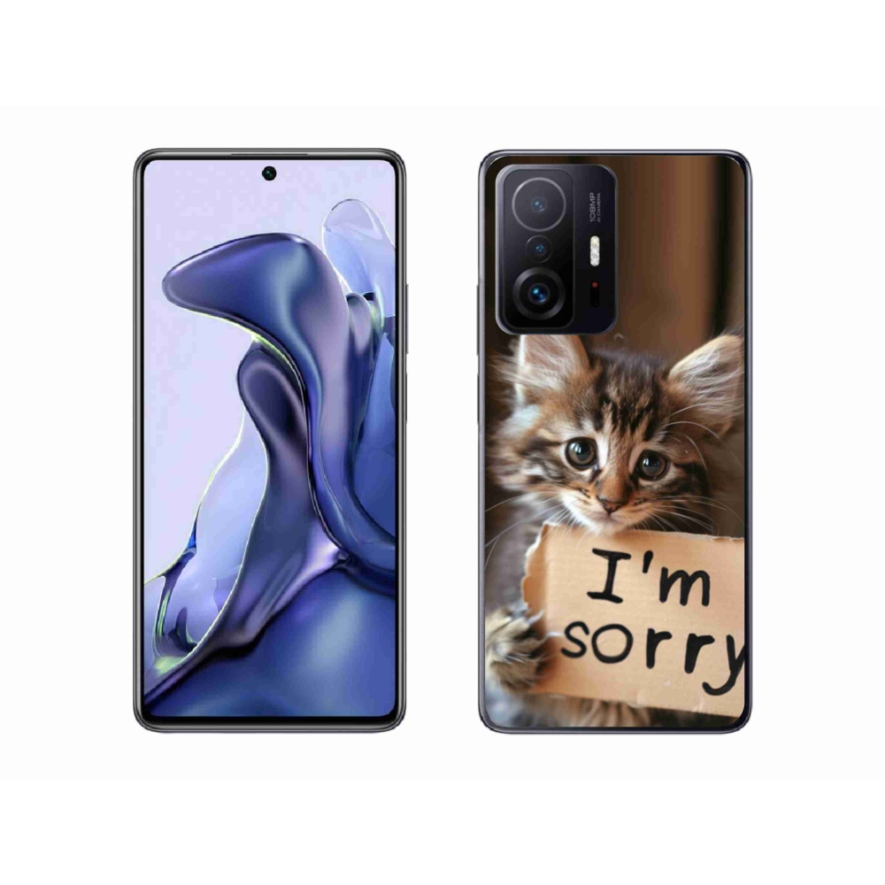 Gélový kryt mmCase na Xiaomi 11T - mačacie ospravedlneNE
