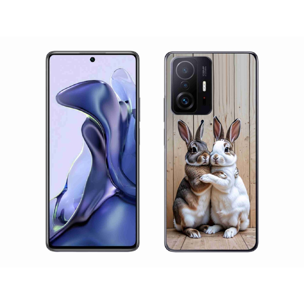 Gélový kryt mmCase na Xiaomi 11T - králičie pár