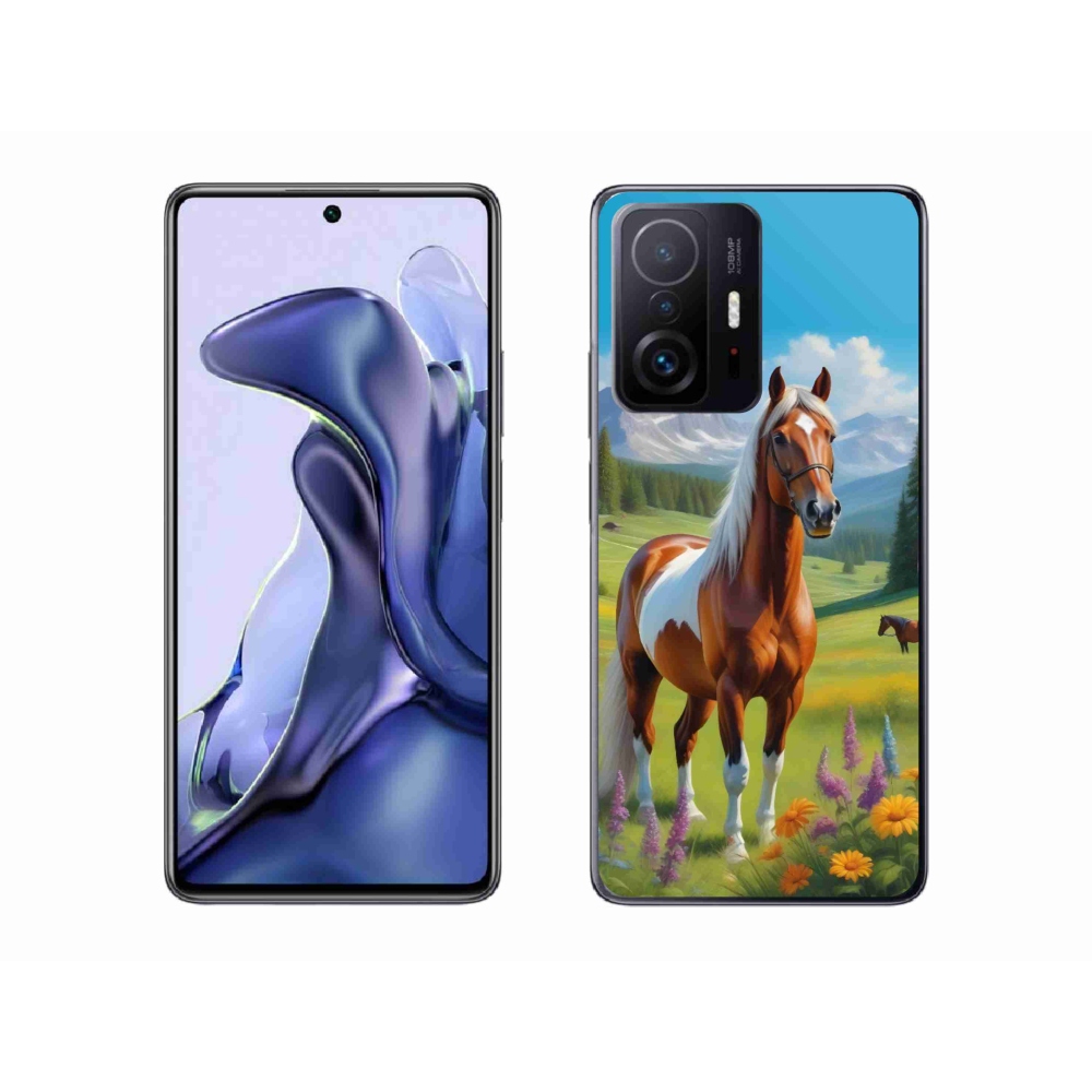 Gélový kryt mmCase na Xiaomi 11T - kôň na lúke