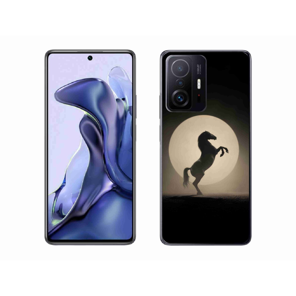 Gélový kryt mmCase na Xiaomi 11T - kôň v siluete