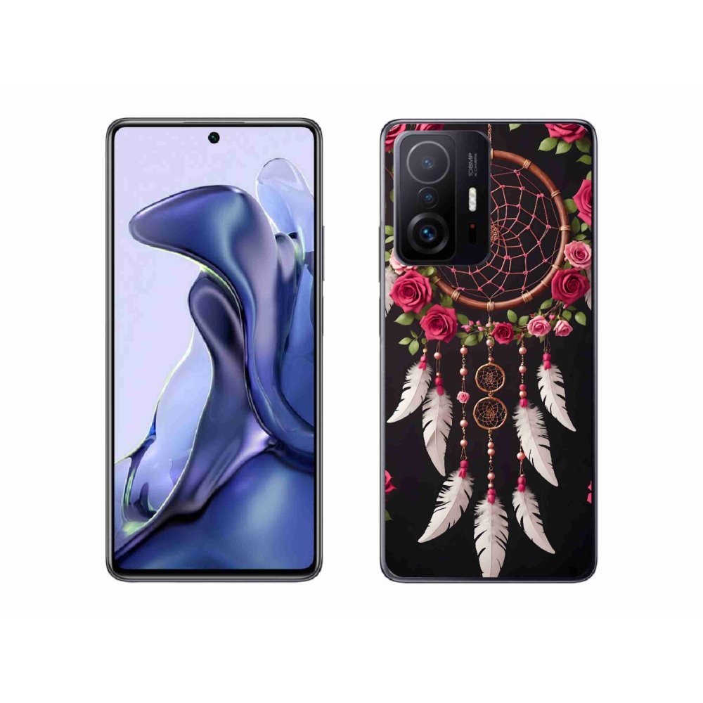 Gélový kryt mmCase na Xiaomi 11T - lapač snov s ružami