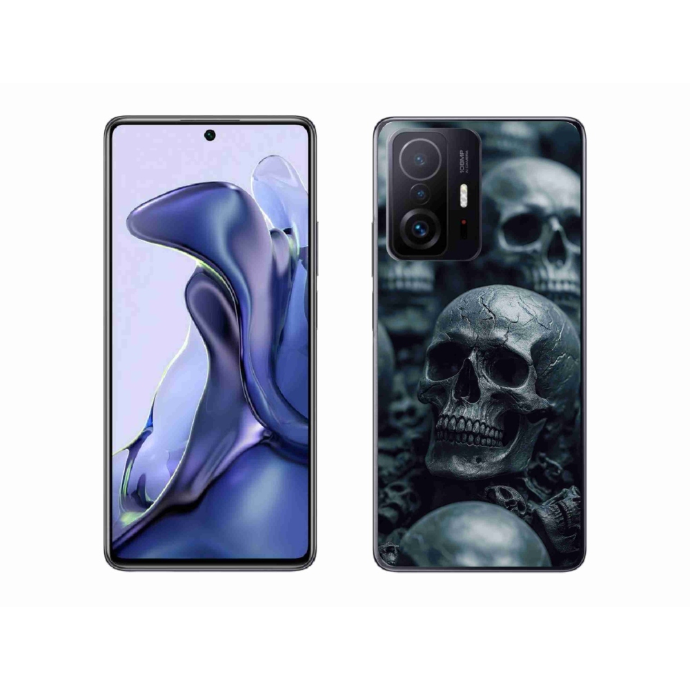 Gélový kryt mmCase na Xiaomi 11T - lebka 2