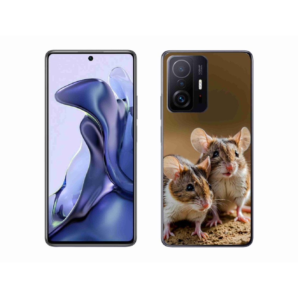 Gélový kryt mmCase na Xiaomi 11T - myší duo