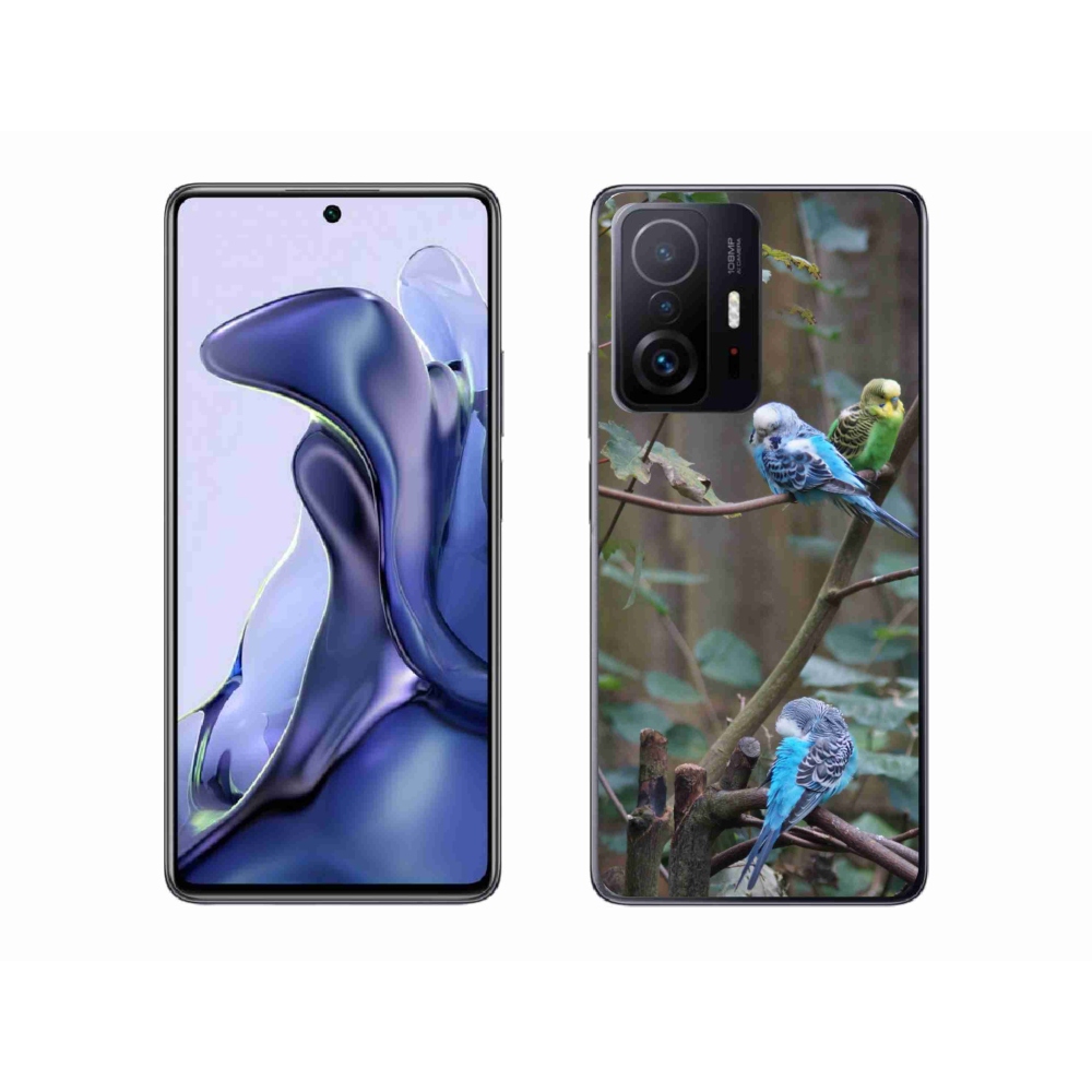Gélový kryt mmCase na Xiaomi 11T - papagáje na vetve