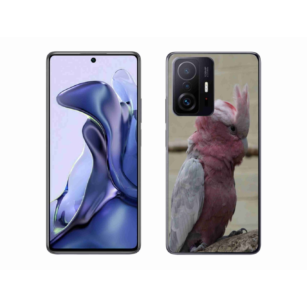 Gélový kryt mmCase na Xiaomi 11T - papagáj kakadu ružový
