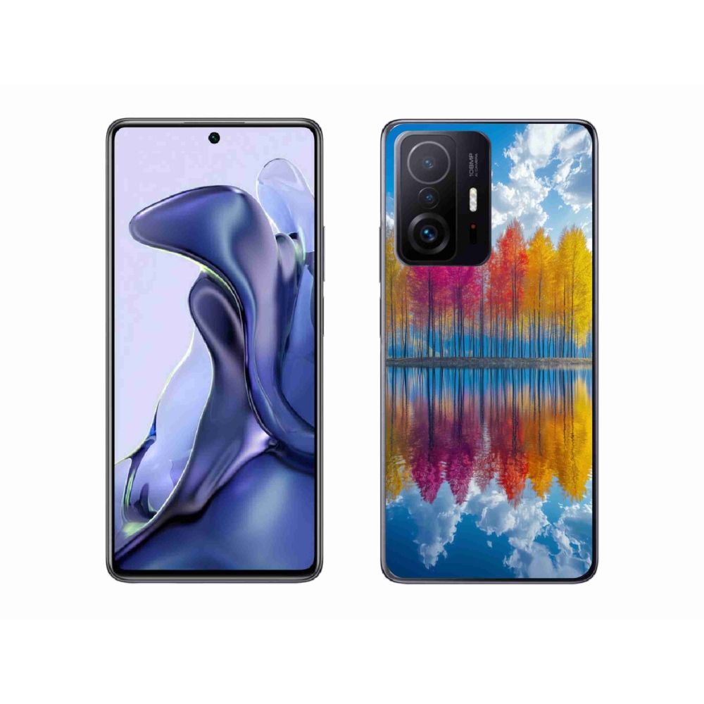 Gélový kryt mmCase na Xiaomi 11T Pro - farebné stromy