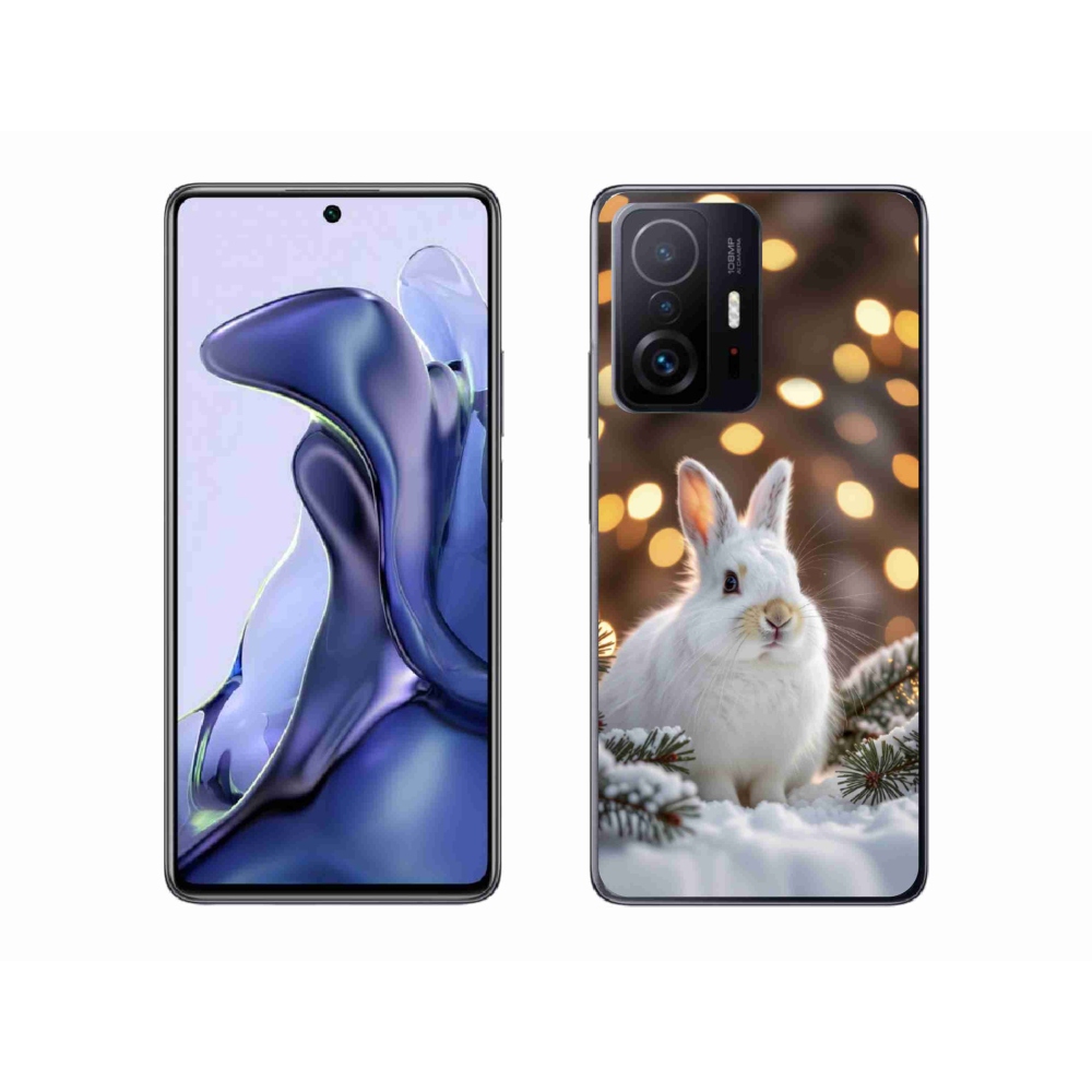 Gélový kryt mmCase na Xiaomi 11T Pro - biely zajac