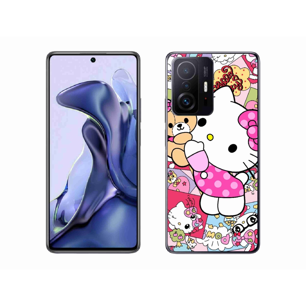 Gélový kryt mmCase na Xiaomi 11T Pro - cute kitty