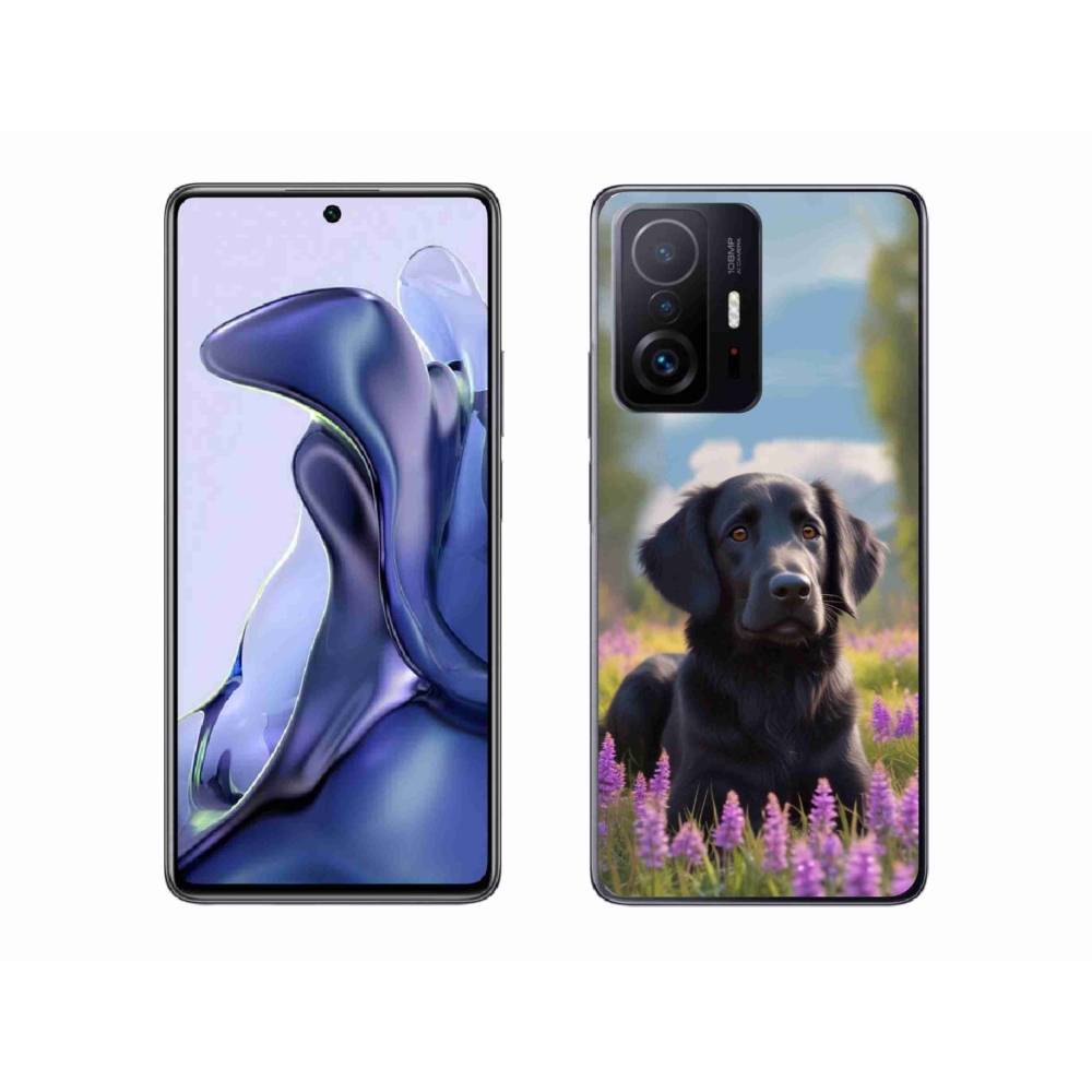 Gélový kryt mmCase na Xiaomi 11T Pro - elegantný čierny retriever