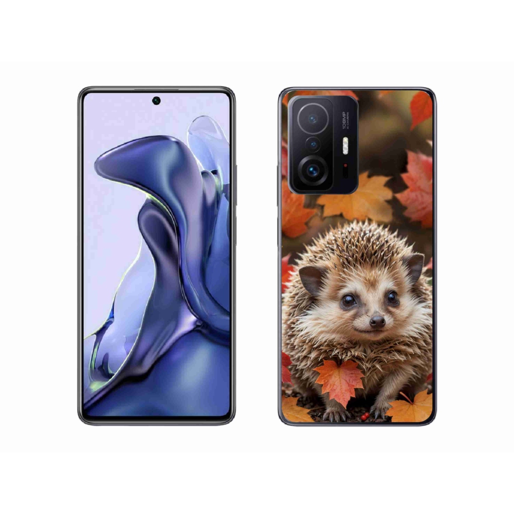 Gélový kryt mmCase na Xiaomi 11T Pro - ježko v lístí