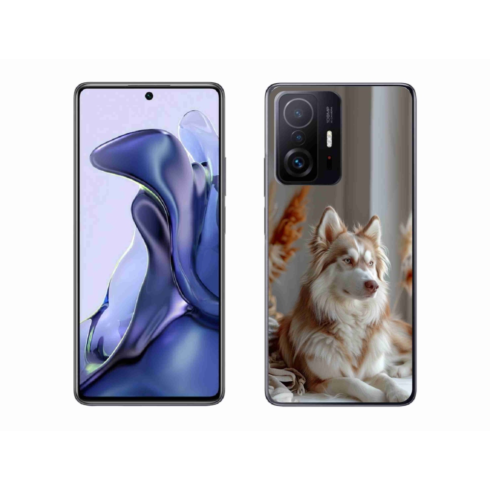 Gélový kryt mmCase na Xiaomi 11T Pro - pokojný sibírsky husky