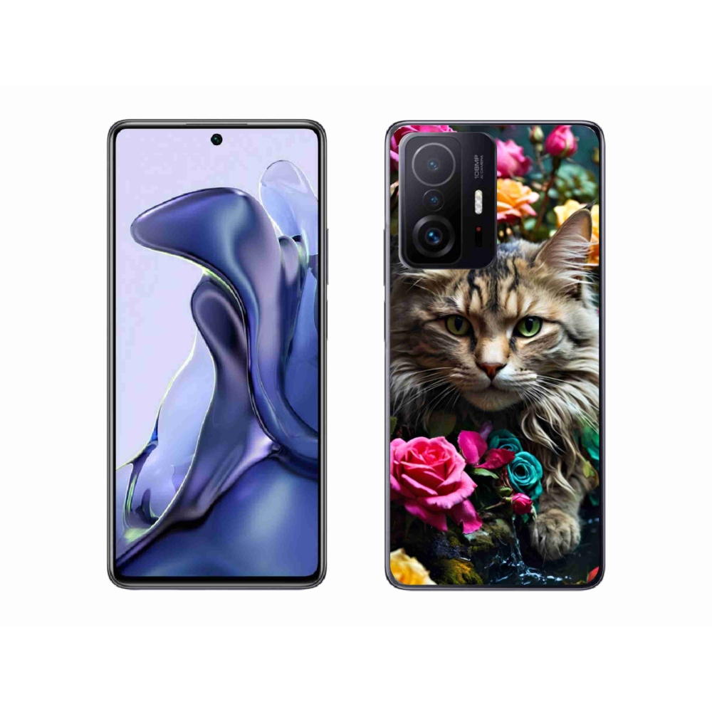 Gélový kryt mmCase na Xiaomi 11T Pro - mačacie pohľad 2
