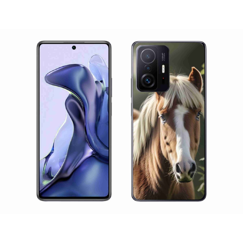 Gélový kryt mmCase na Xiaomi 11T Pro - kôň so svetlou hrivou