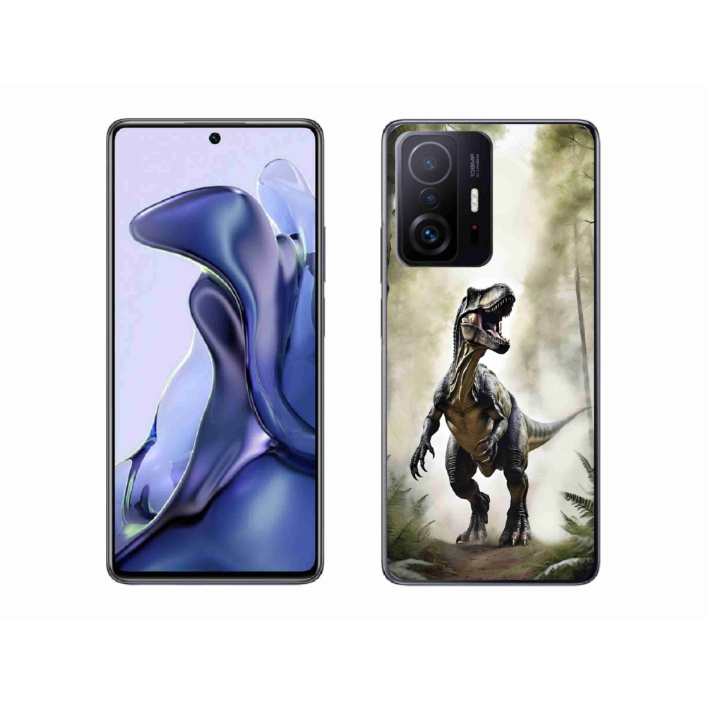 Gélový kryt mmCase na Xiaomi 11T Pro - naštvaný T-Rex