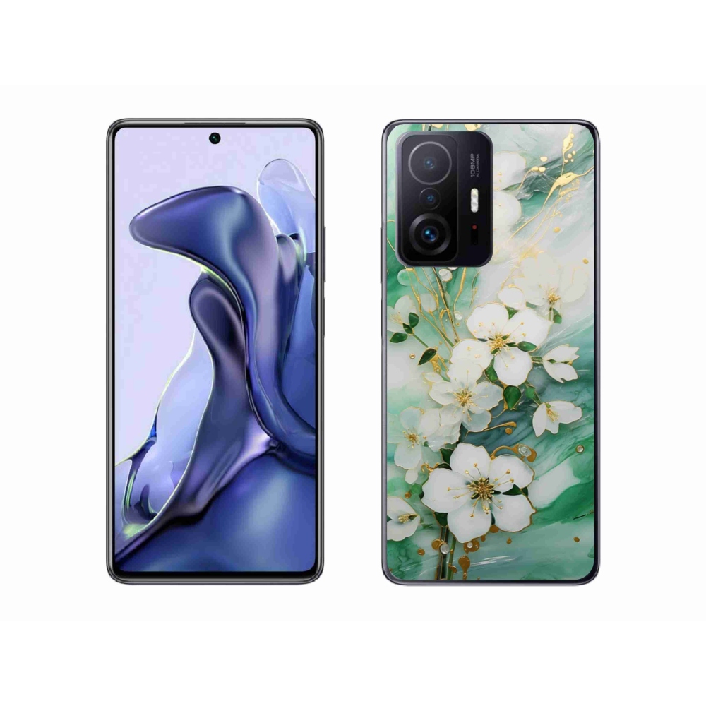 Gélový kryt mmCase na Xiaomi 11T Pro - nežné kvety