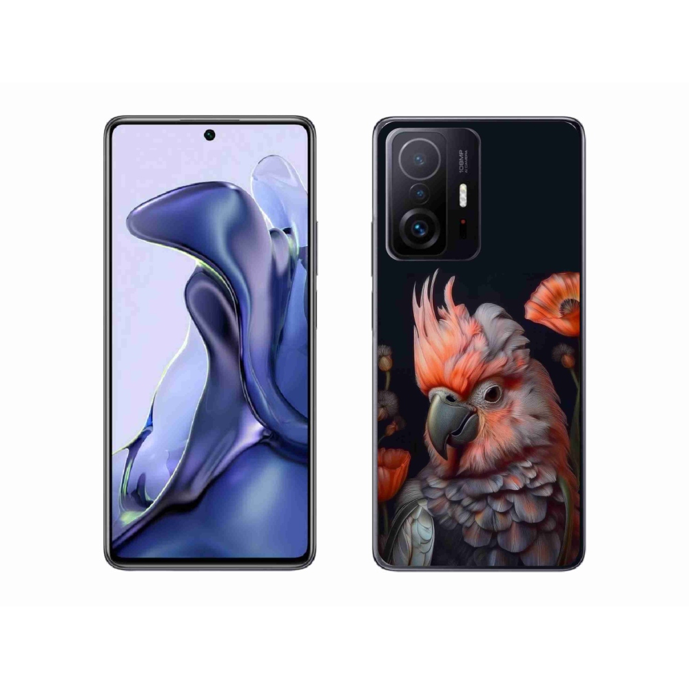 Gélový kryt mmCase na Xiaomi 11T Pro - papagáj kakadu vo farbách