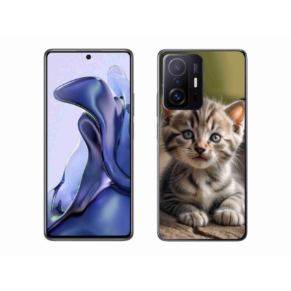 Gélový kryt mmCase na Xiaomi 11T Pro - roztomilé mačiatko 9