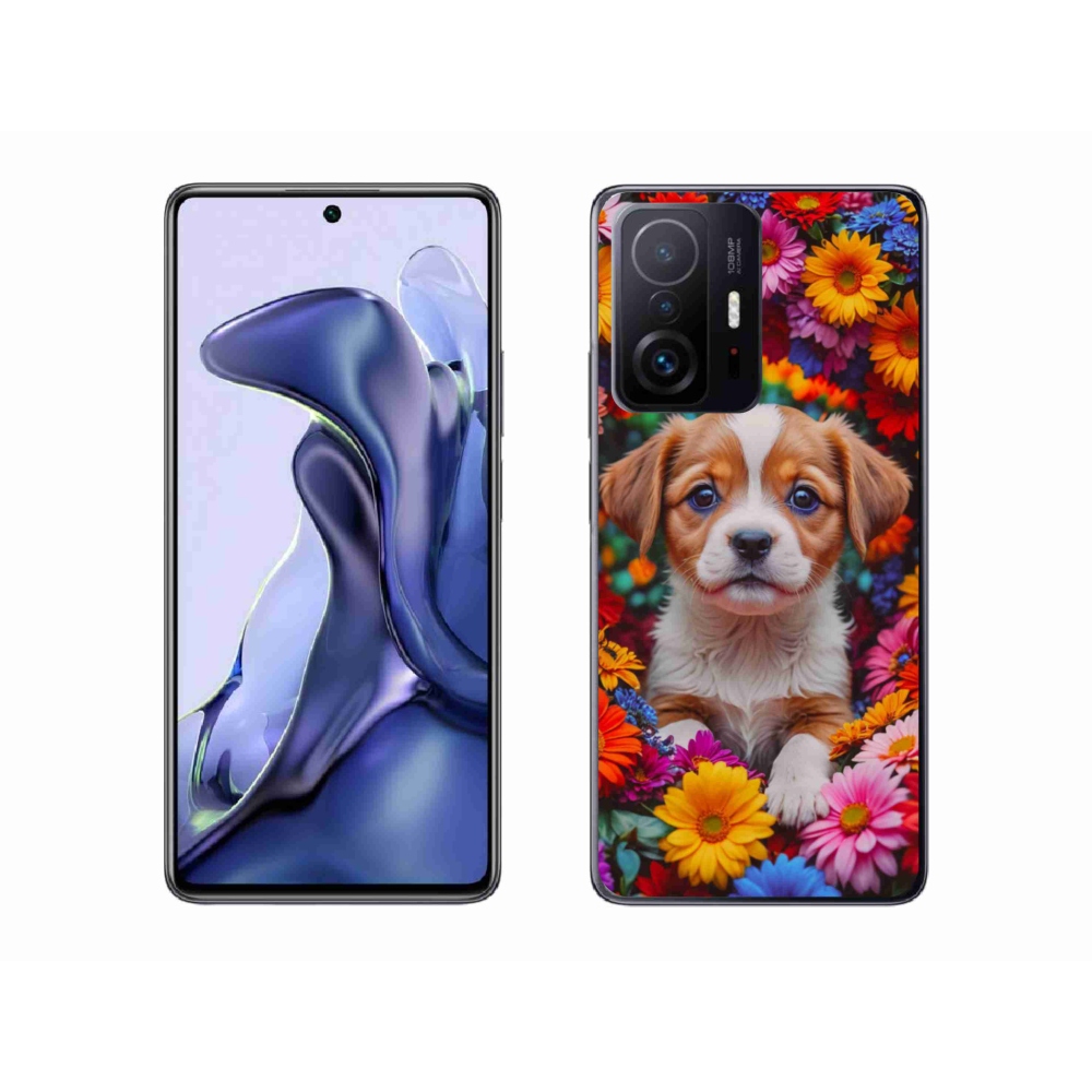 Gélový kryt mmCase na Xiaomi 11T Pro - roztomilé šteňa