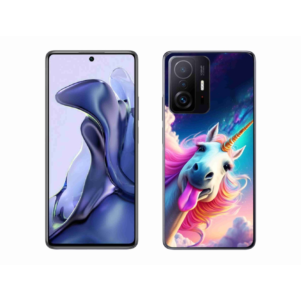 Gélový kryt mmCase na Xiaomi 11T Pro - šialený jednorožec
