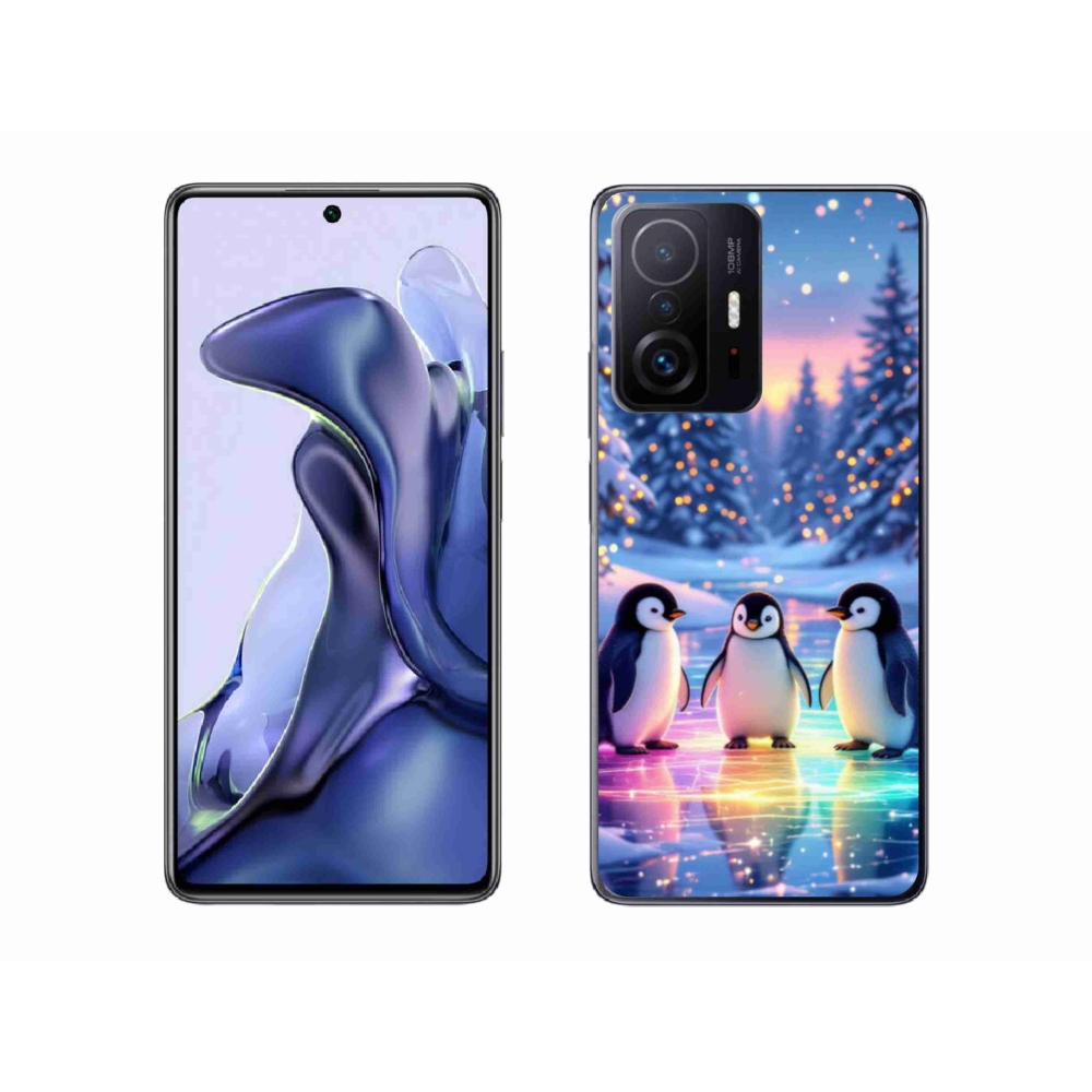 Gélový kryt mmCase na Xiaomi 11T Pro - tučníci