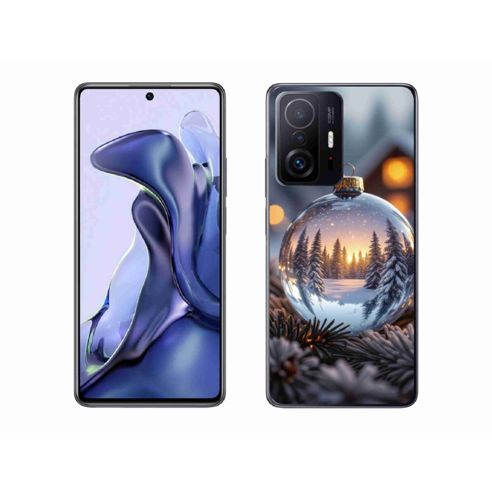 Gélový kryt mmCase na Xiaomi 11T Pro - vianočná ozdoba