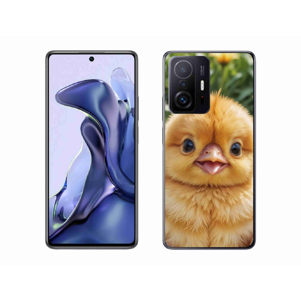 Gélový kryt mmCase na Xiaomi 11T Pro - veselé kuriatko