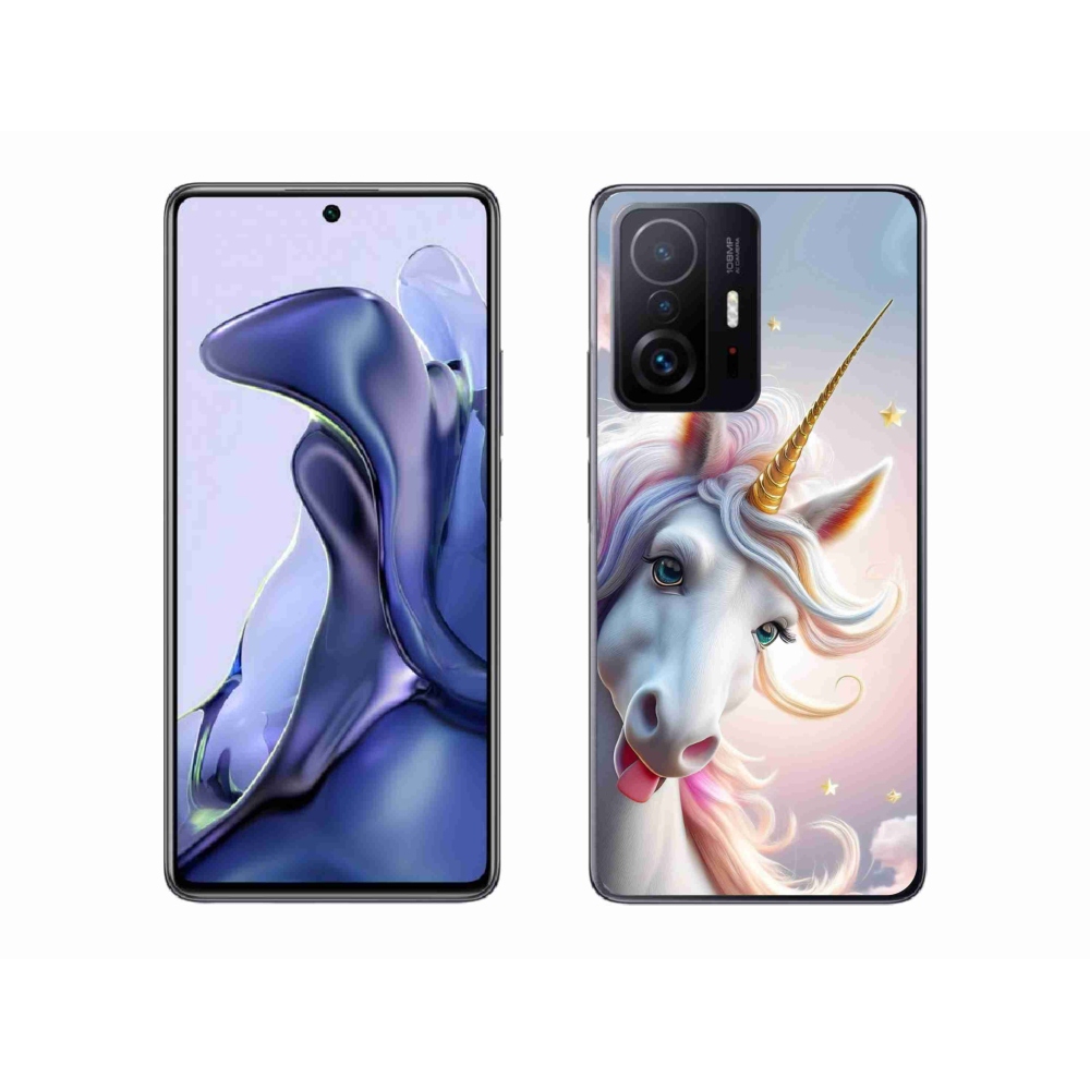 Gélový kryt mmCase na Xiaomi 11T Pro - veselý jednorožec