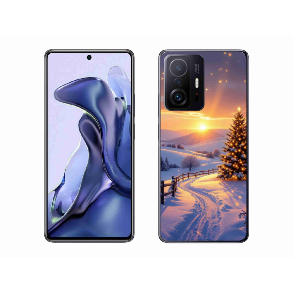 Gélový kryt mmCase na Xiaomi 11T Pro - zimná krajina