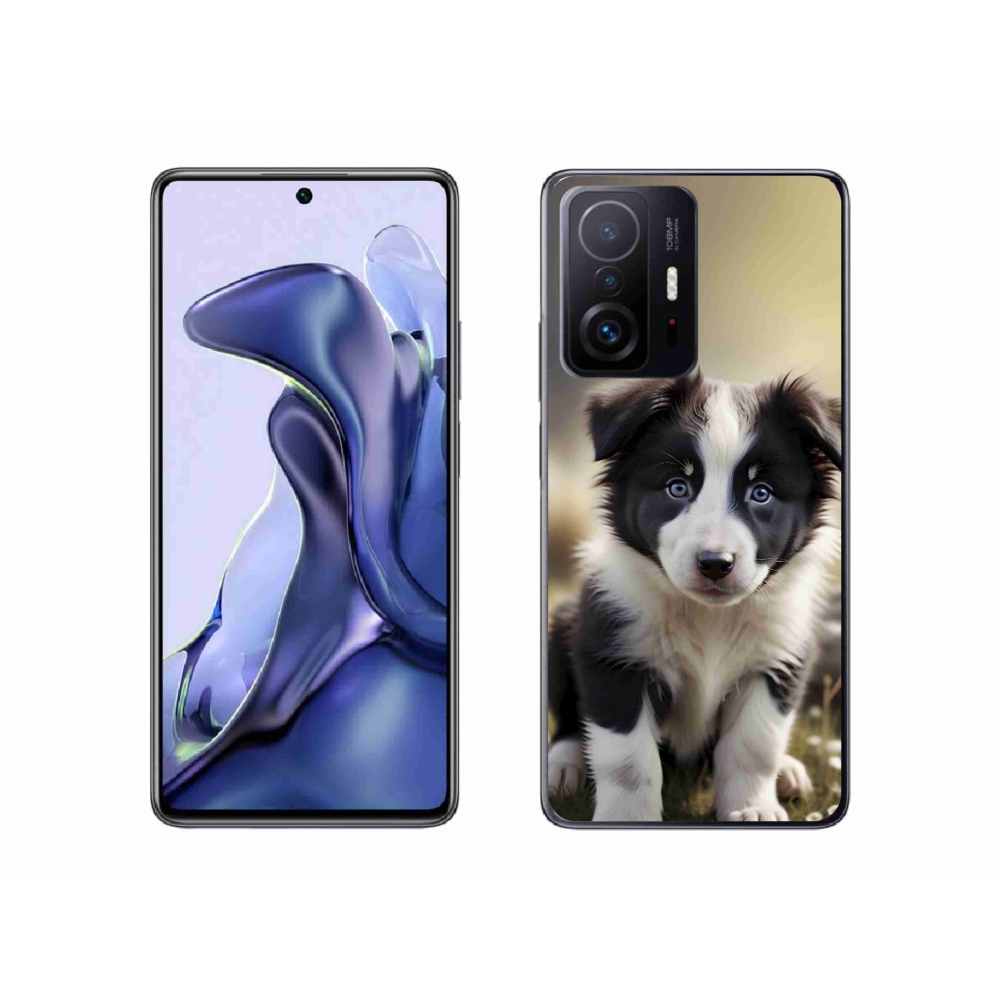 Gélový kryt mmCase na Xiaomi 11T - roztomilá border kólia
