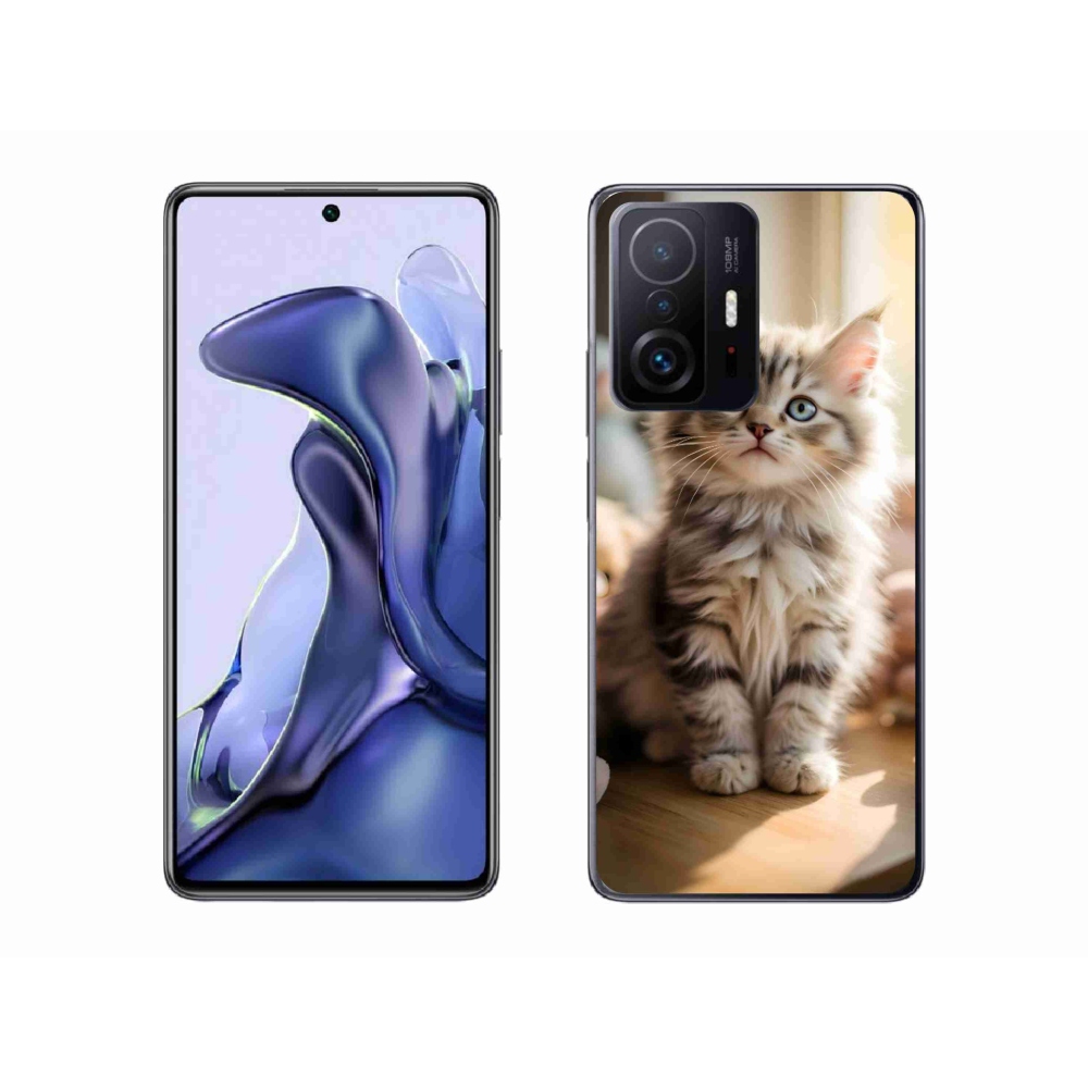 Gélový kryt mmCase na Xiaomi 11T - roztomilé mačiatko 10