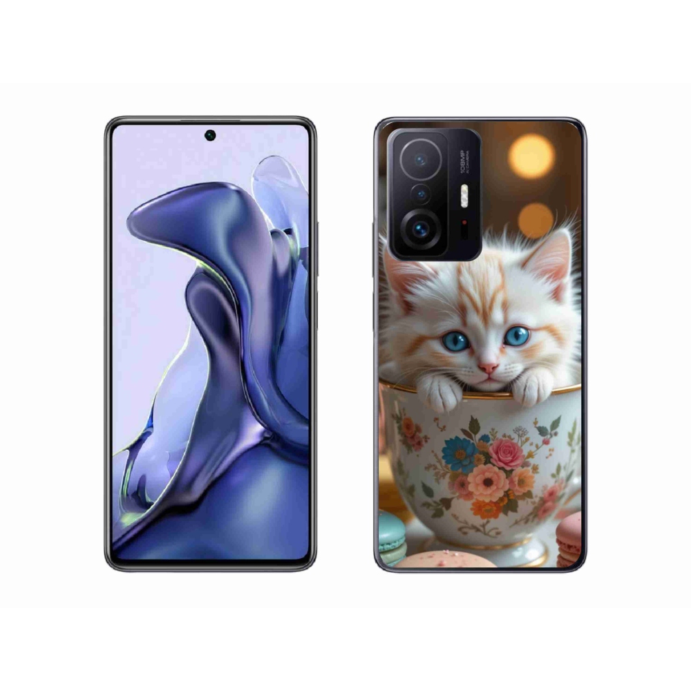 Gélový kryt mmCase na Xiaomi 11T - roztomilé mačiatko 6