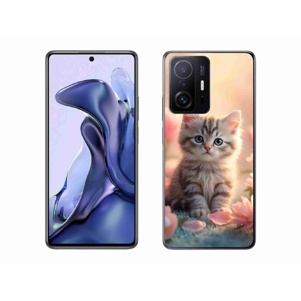 Gélový kryt mmCase na Xiaomi 11T - roztomilé mačiatko 8