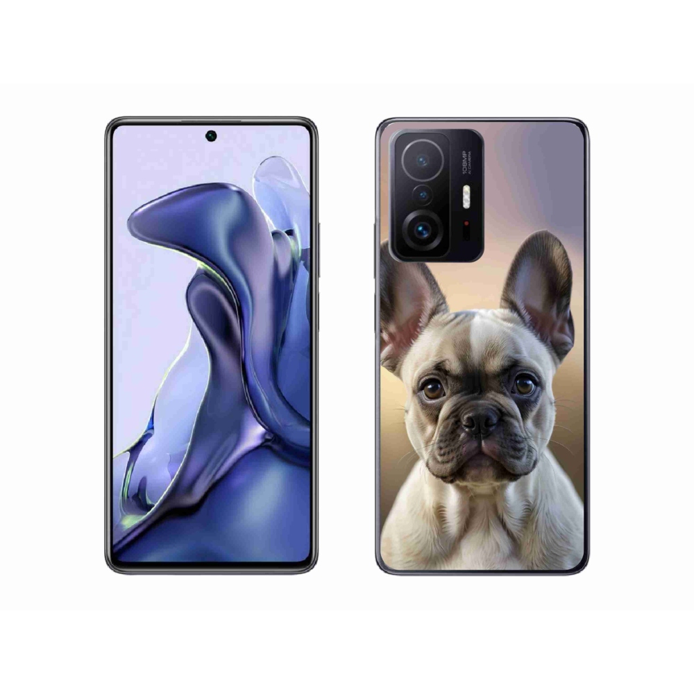 Gélový kryt mmCase na Xiaomi 11T - roztomilý francúzsky buldoček