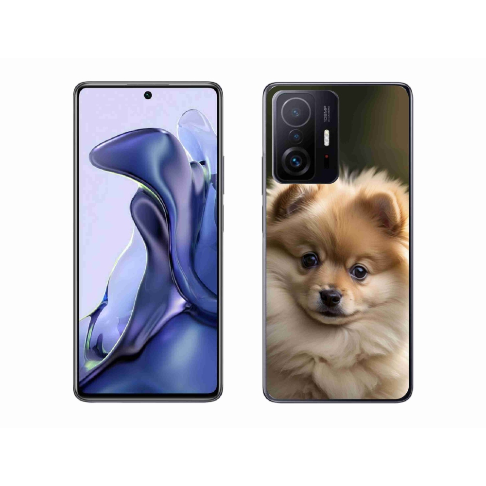Gélový kryt mmCase na Xiaomi 11T - roztomilý pomeranian 2