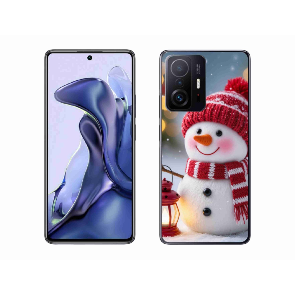 Gélový kryt mmCase na Xiaomi 11T - snehuliak 2