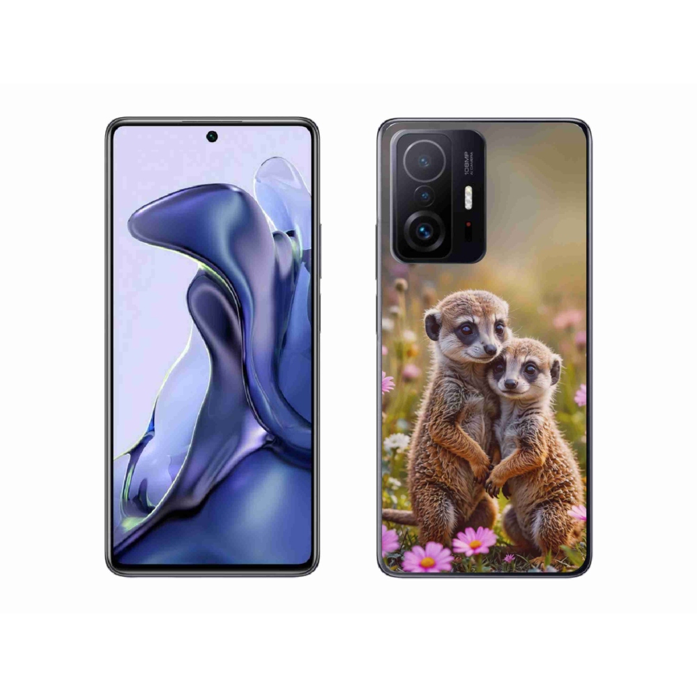 Gélový kryt mmCase na Xiaomi 11T - surikatí duo
