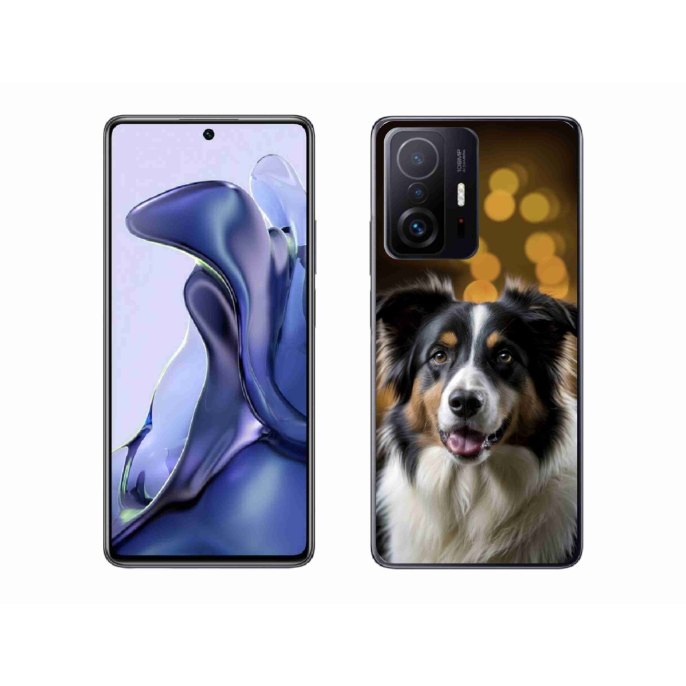 Gélový kryt mmCase na Xiaomi 11T - usmievavý austrálsky ovčiak